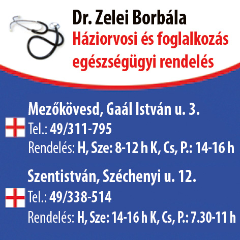 Dr. Zelei Borbála Mezőkövesd
