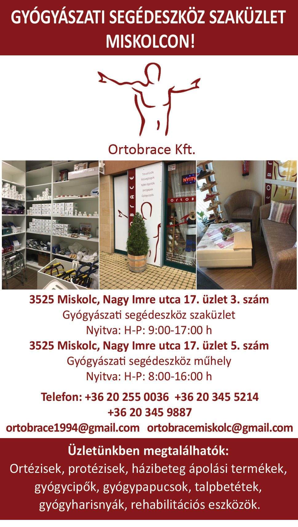 gyógyászati segédeszköz Miskolc