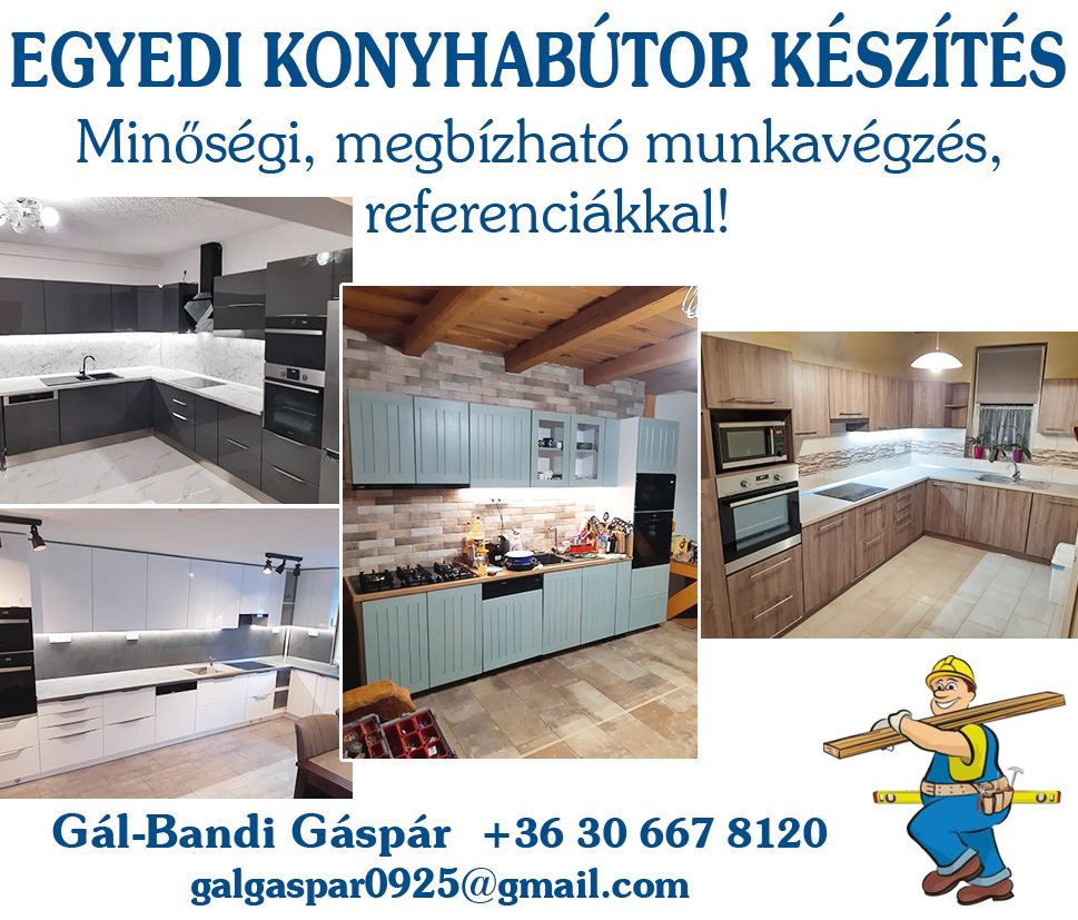 egyedi konyhabútor Mezőkövesd