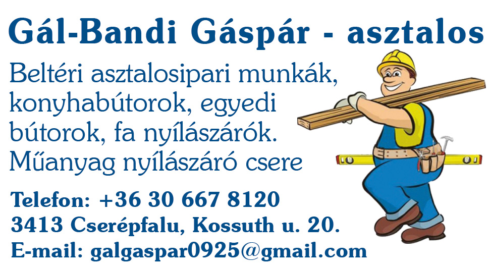 nyílászáró Cserépfalu